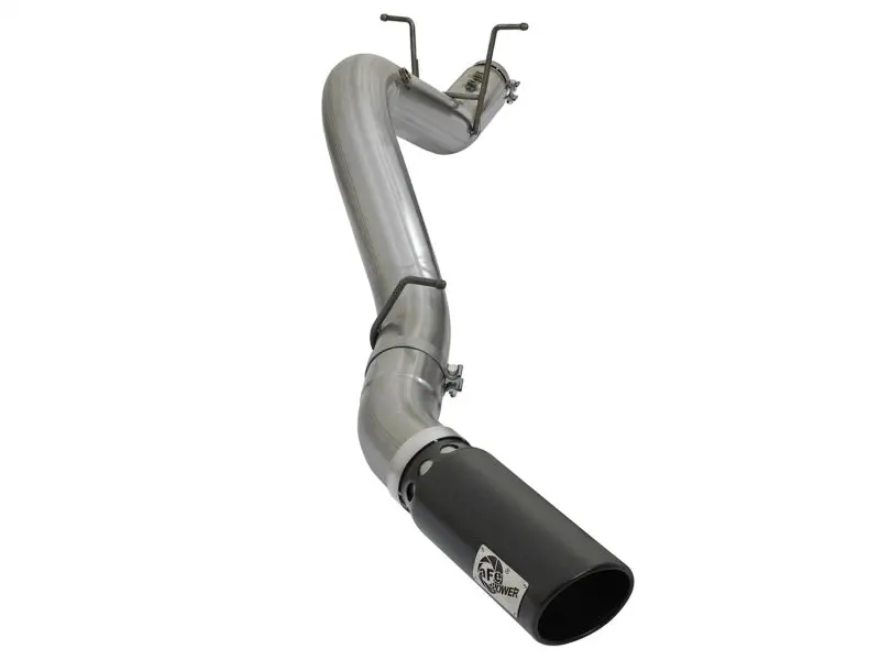 Afe Large Bore Hd 5In 409-Ss Dpf-Back Exhaust W/Black Tip 2017 Gm Duramax V8-6.6L (Td) L5p 1