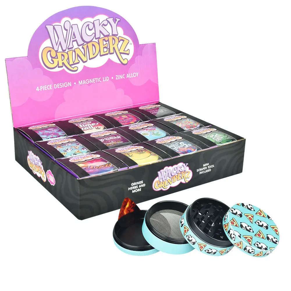 Wacky Grinderz - 4Pc/2.2"/ 12Pcs 1
