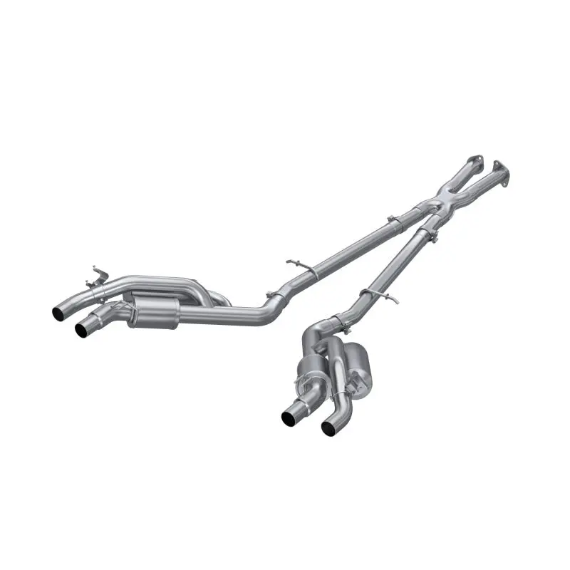 Mbrp 2022 Kia Stinger 3.3L T304 Ss Cat-Back Exhaust- Dual Split Rear Quad Outlet Uses Factory Bezels 1