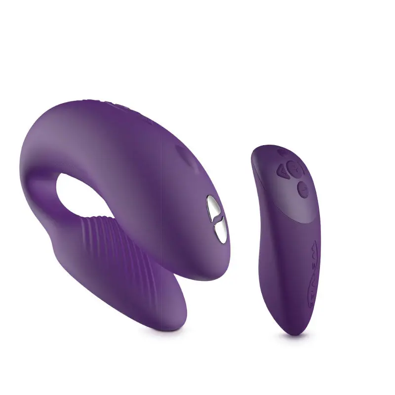 We-Vibe Chorus Rechargeable Remote-Controlled Silicone Couples Vibrator Purple 1