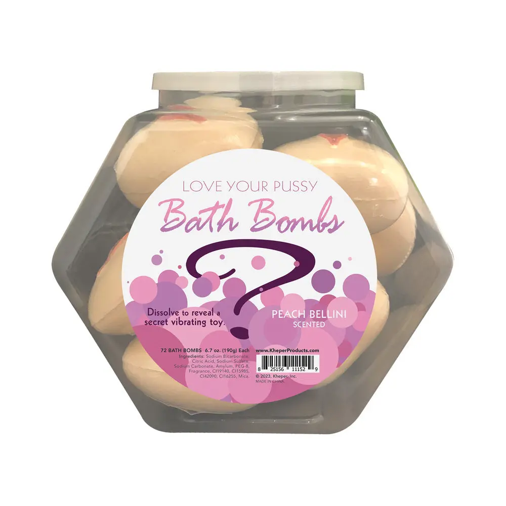 Love Your Pussy Bath Bomb 9-Piece Fishbowl 1
