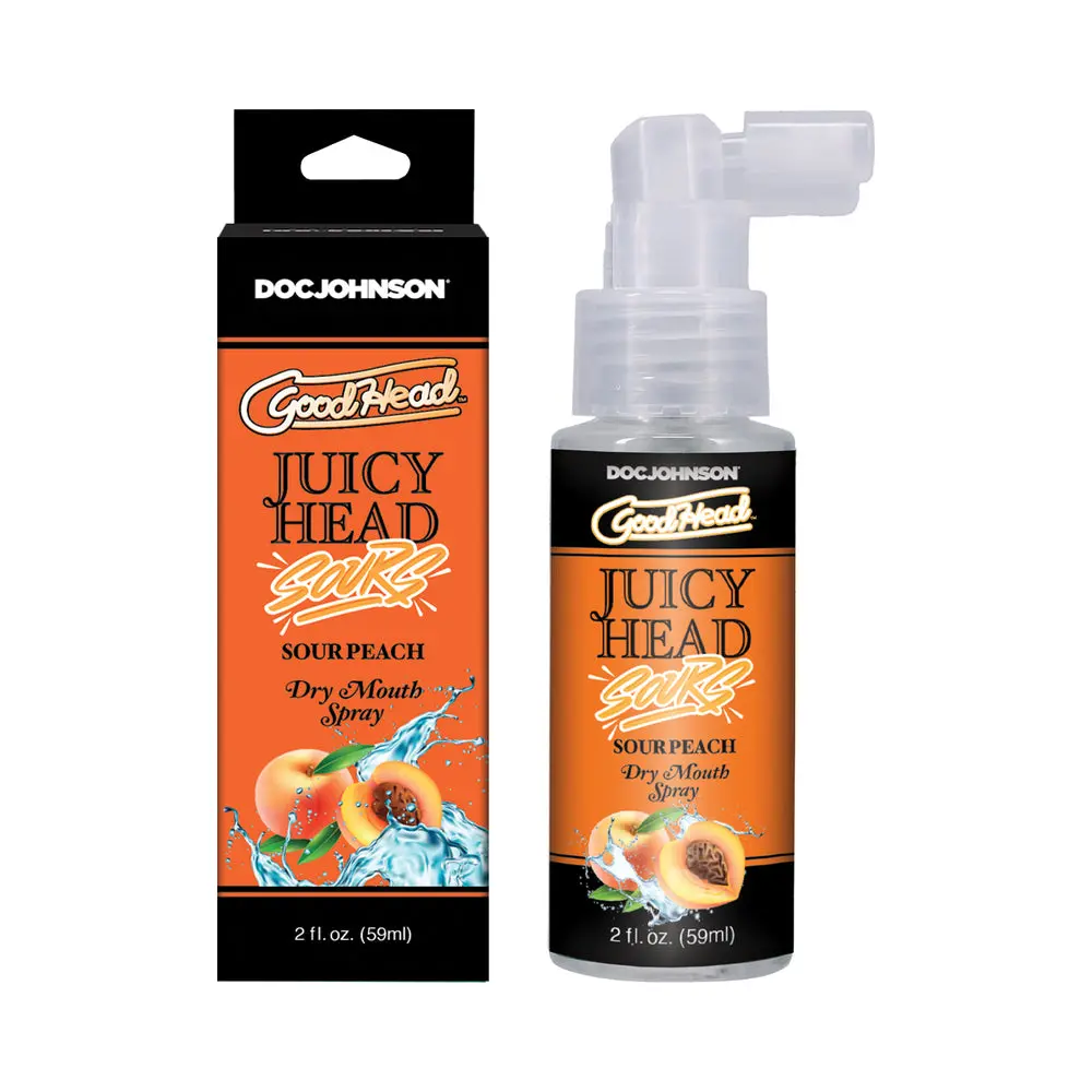 Goodhead Juicy Head Dry Mouth Spray Sour Peach 2 Oz. 1