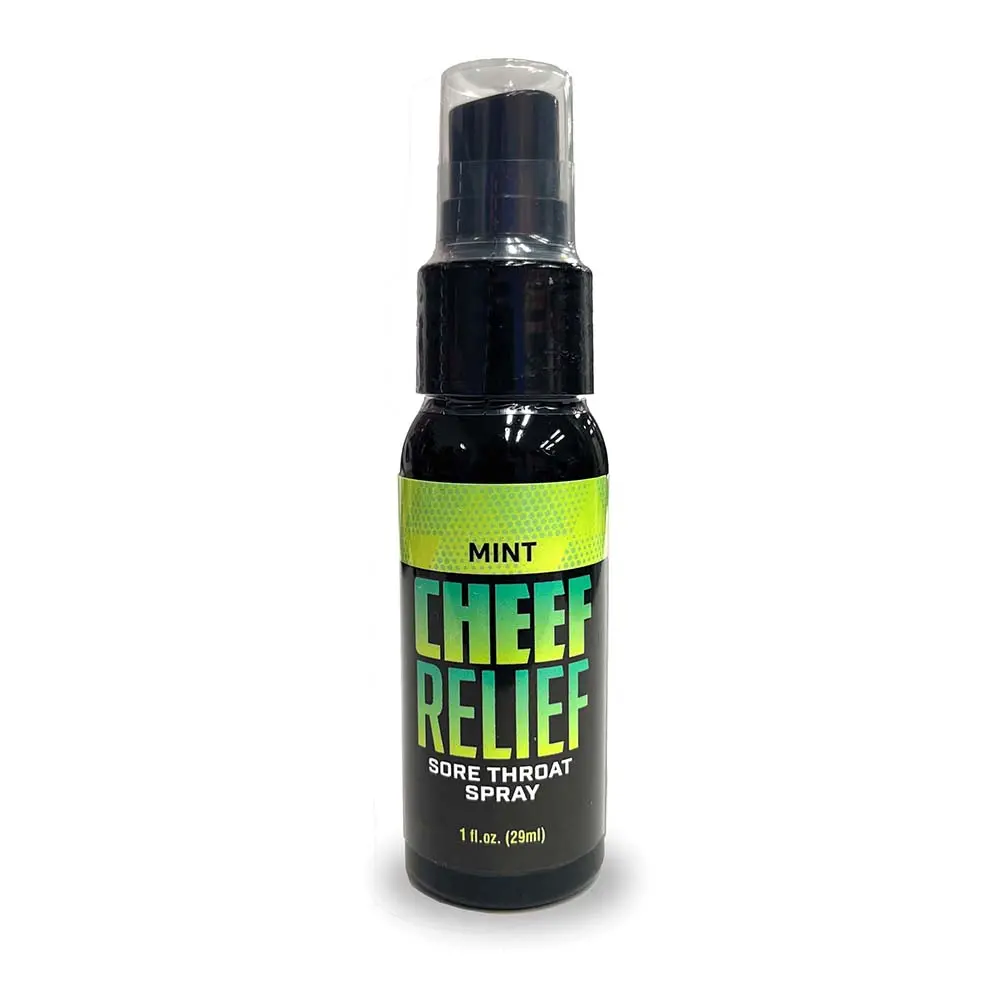 Cheef Relief Throat Spray Mint 1 Oz. 1