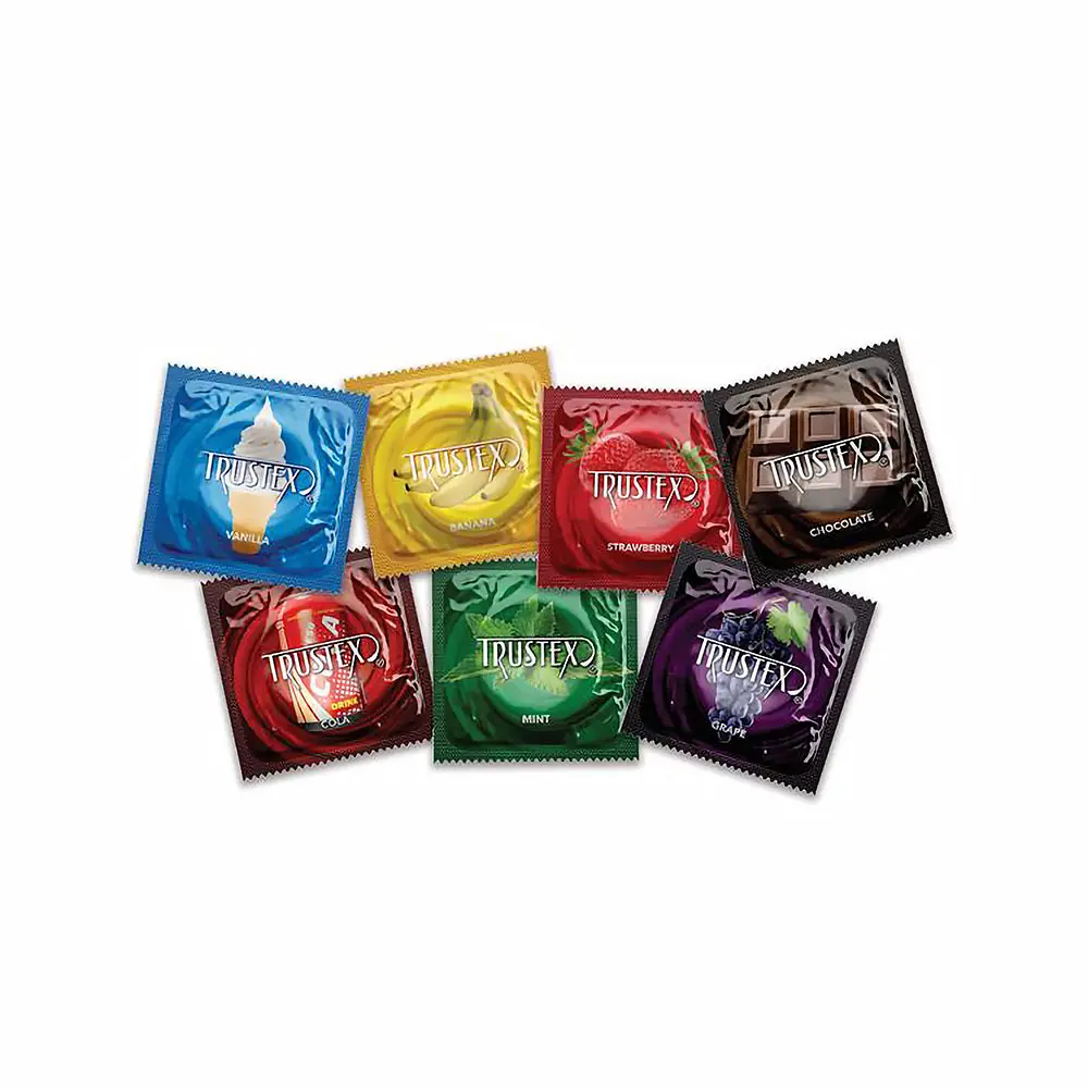 Trustex Flavored Condom (Assorted/144 Per Display) 1