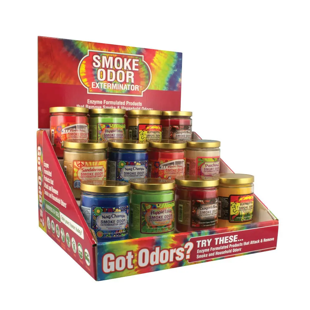 Smoke Odor Exterminator Candle 13Oz - Retro Mix - 12Pcs 1