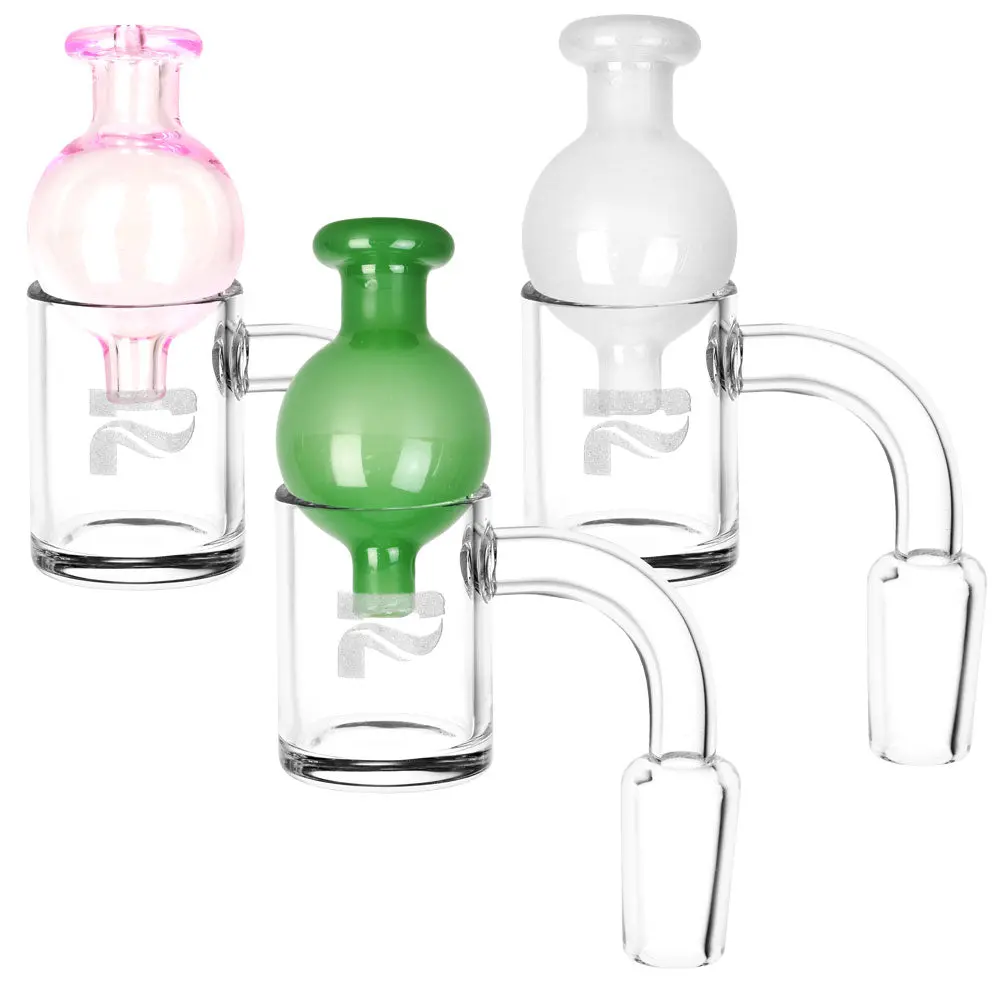Pulsar Quartz Banger & Ball Carb Cap Set- 14Mm M/Colors Vary 1