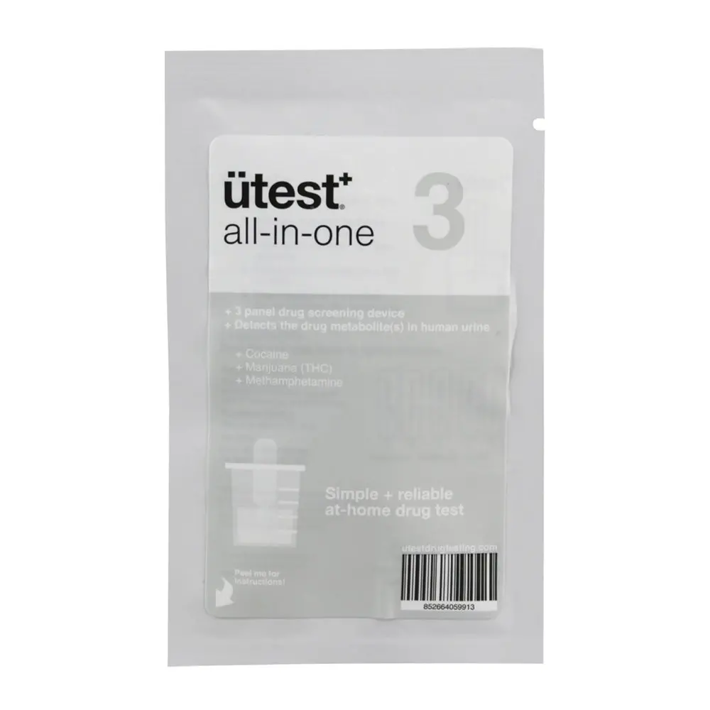 Utest 3 Panel Drug Screen Test - Thc/Coc/Meth 1