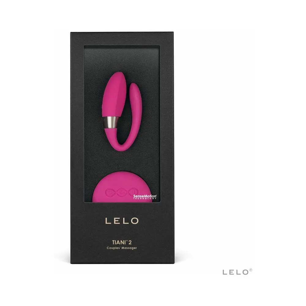 Lelo Tiani 2 Rechargeable Dual Stimulation Couples Vibrator With Remote Cerise 1