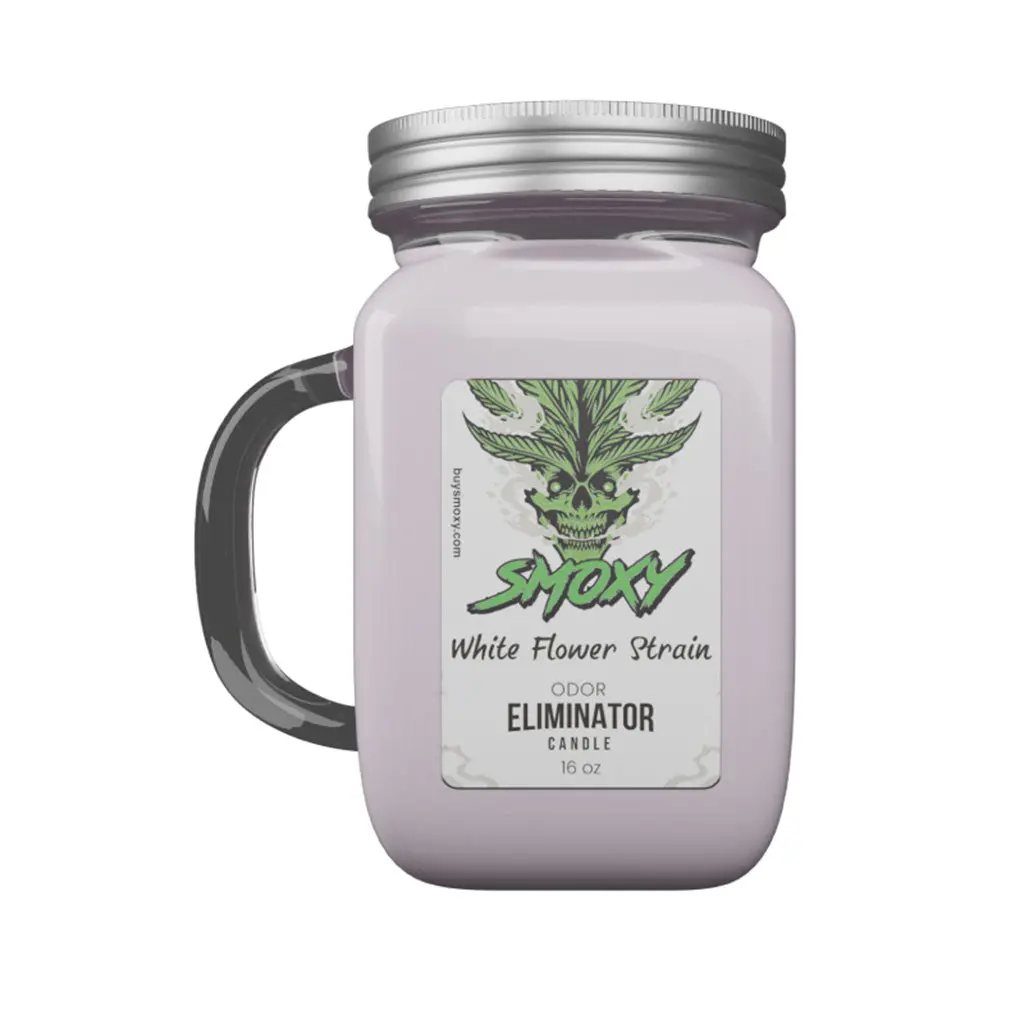 Smoxy White Flower Strain Smoke Candle 1