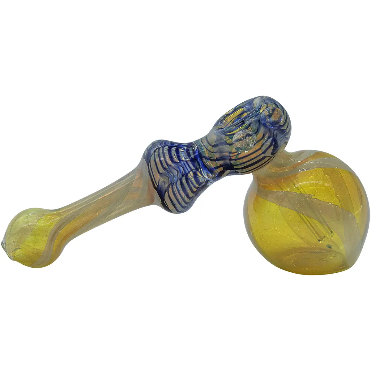 La Pipes "Raked Hammer" Fumed Hammer Bubbler Pipe (Various Colors) 6