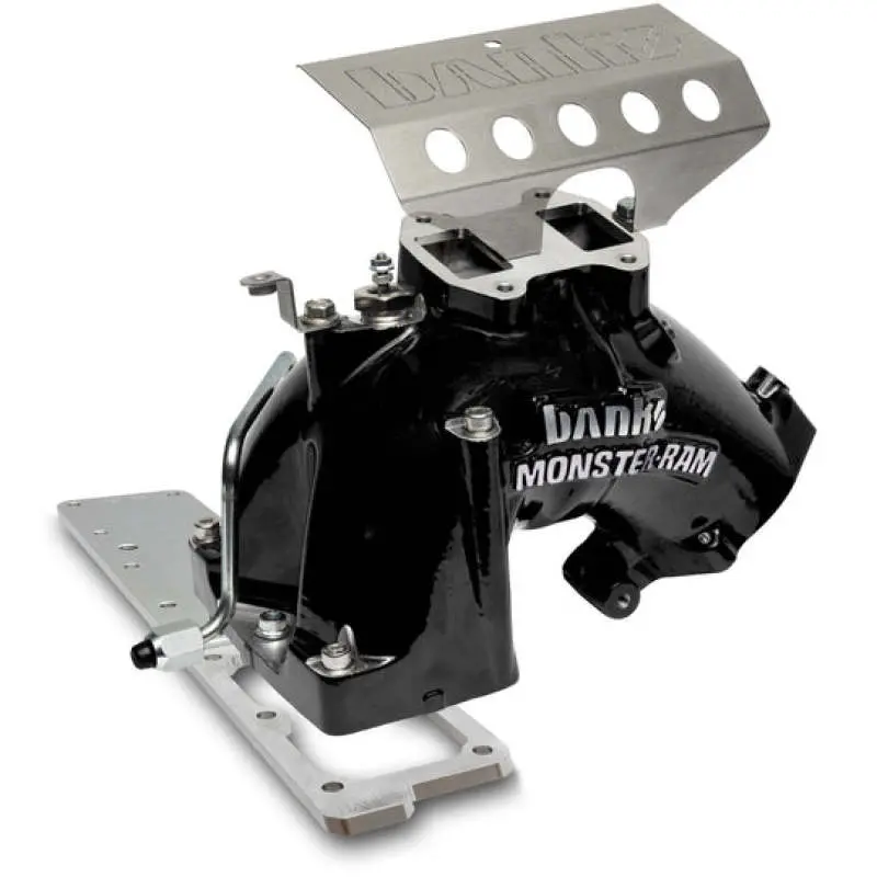 Banks Power 2007.5-2012 Ram 6.7L Monster-Ram Intake System Gen-2 W/Fuel Line - Black W/Heater System 1