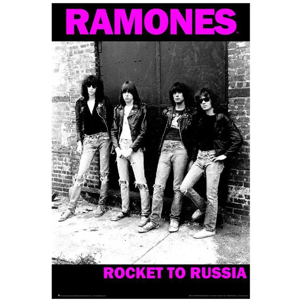Ramones Rocket To Russia Poster - 24"X36" 1