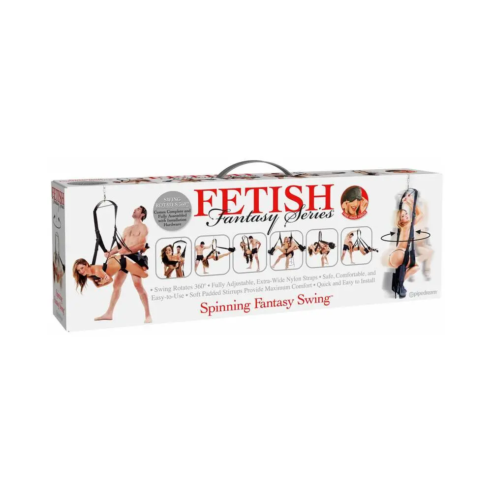 Pipedream Fetish Fantasy Series Spinning Fantasy Swing Black 1