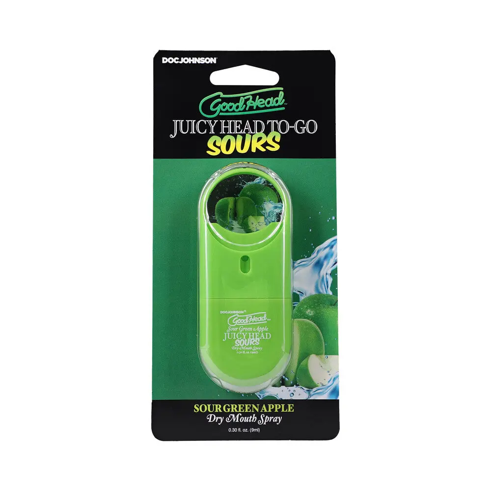 Goodhead Juicy Head Dry Mouth Spray To-Go Sour Green Apple 0.3 Oz. 1
