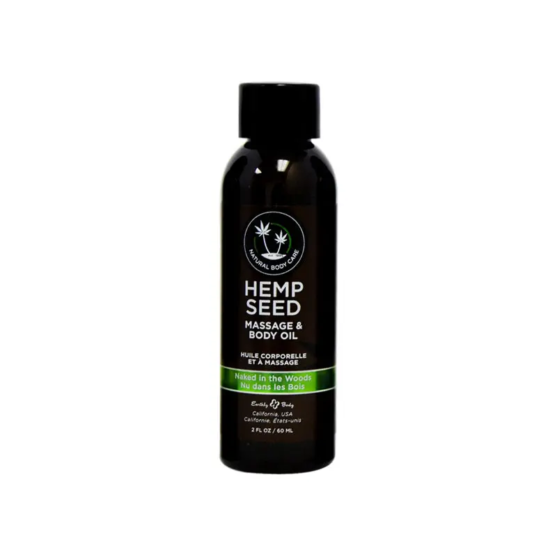 Earthly Body Massage Oil Naked In The Woods 2Oz 1