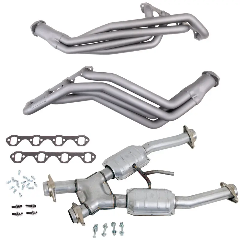 Bbk 94-95 Ford Mustang 5.0L 1-5/8 Long Tube Headers W/High Flow Catted X-Pipe (Ti Ceramic) 1
