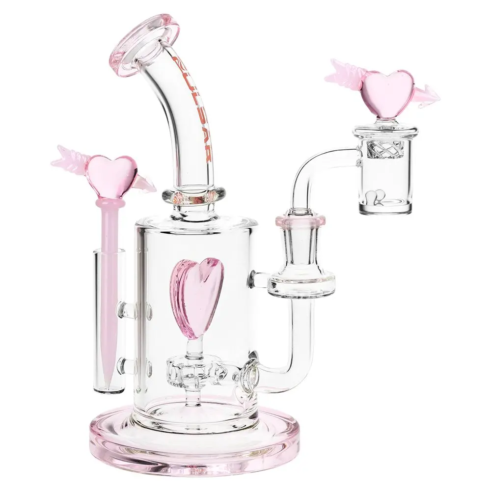 Pulsar Cupid Glass Dab Rig Set - 8.25" / 14Mm F 1
