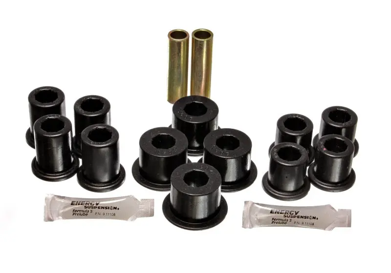 Energy Suspension 89-94 Toyota Pick Up 2Wd (Exc T-100/Tundra) Black Rear Leaf Spring Bushing Set 1