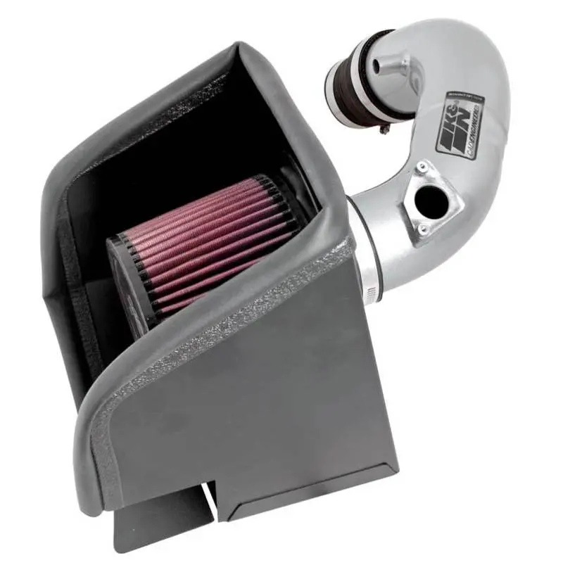 K&N 08-09 Scion Xb Silver Typhoon Short Ram Intake 2