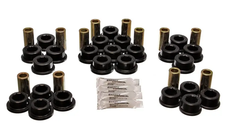 Energy Suspension 87-92 Toyota Supra Black Rear Control Arm Bushing Set 1