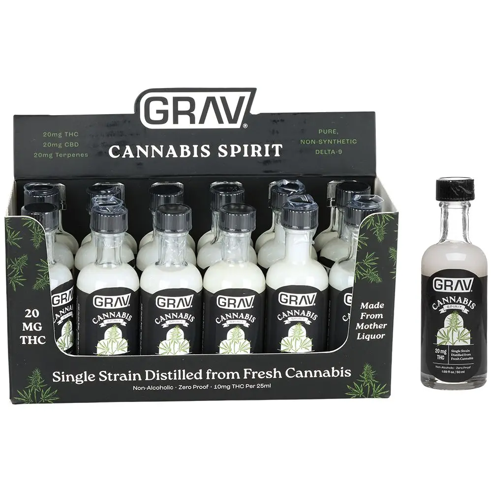 Grav Black Label D9 Thc Spirits - 20Mg / 50Ml 12Ct 1