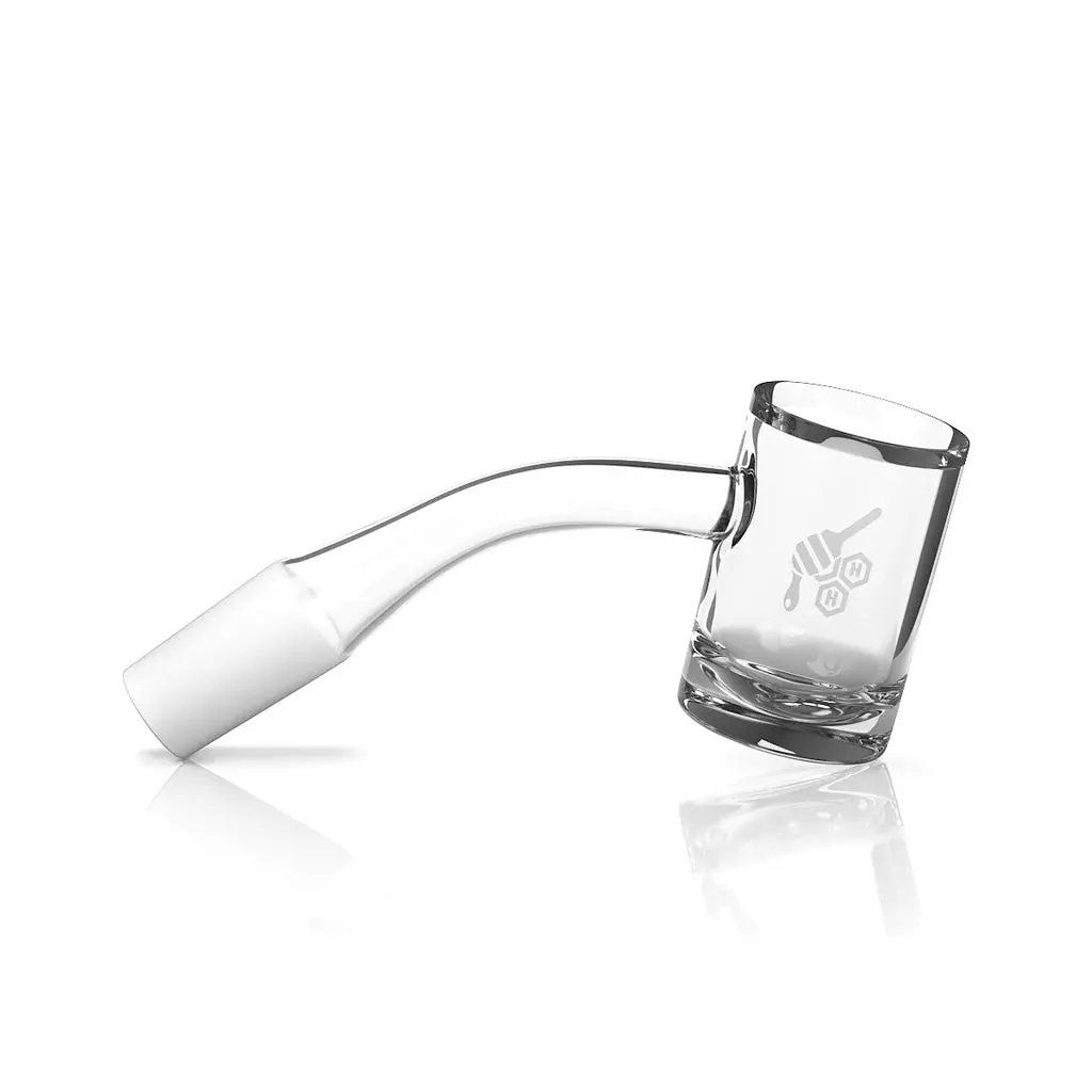 Honeybee Herb Honey Quartz Banger - 45° Degree | Yl 1