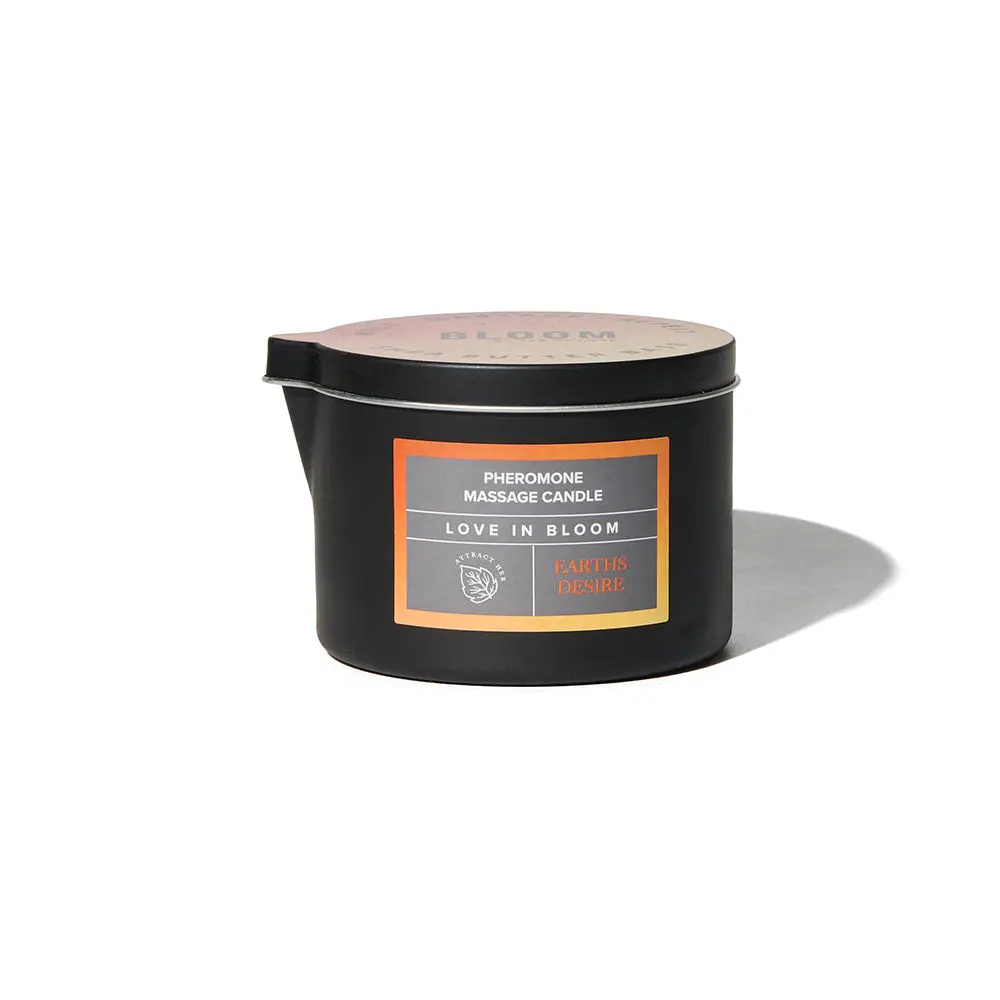 Eye Of Love Bloom Pheromone Massage Candle Earth's Desire 5 Oz. 2