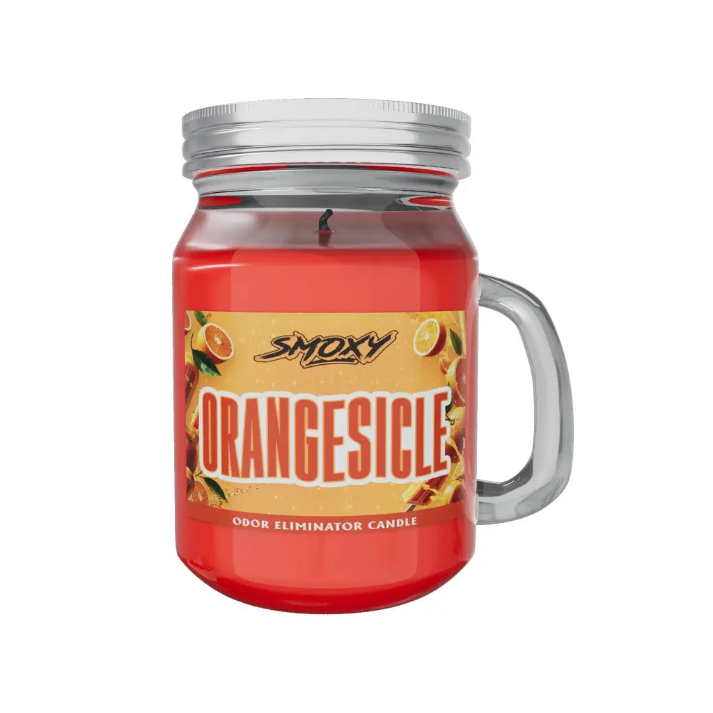 Orange Soda Smoke Odor Candle 1