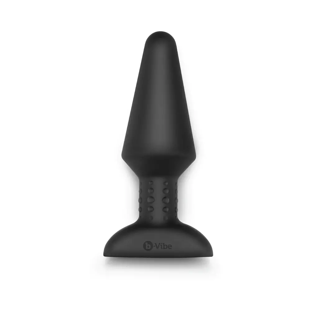 B-Vibe Rimming Xl Rotating And Vibrating Remote Control Plug Black 2