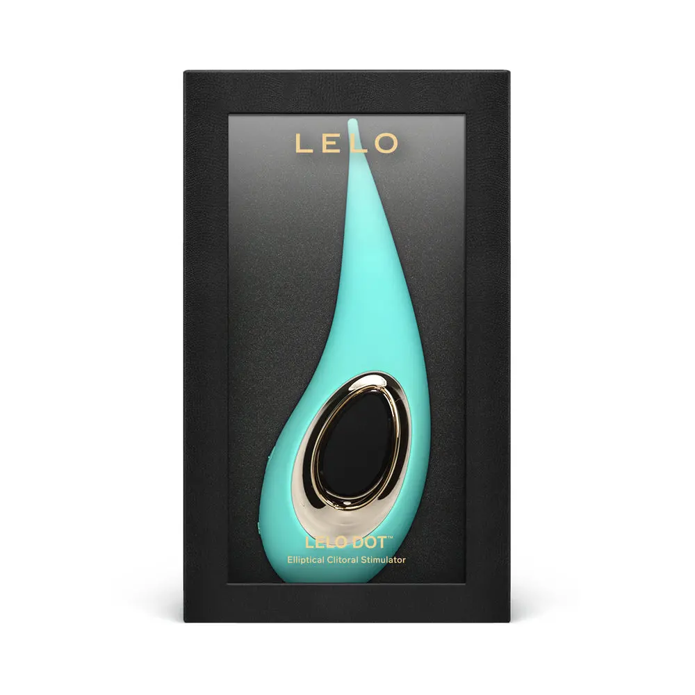 Lelo Dot Elliptical Clitoral Stimulator Aqua 1