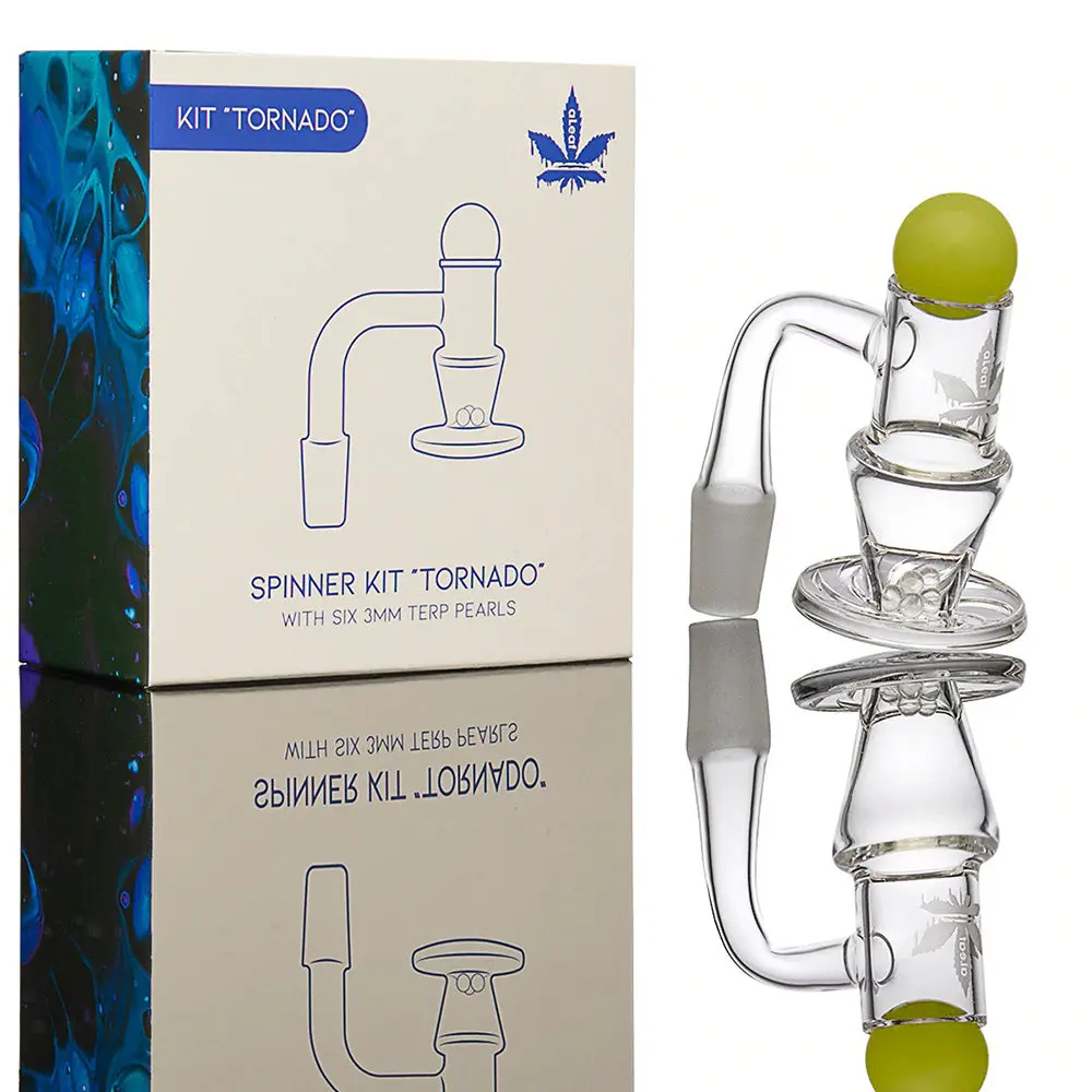 Aleaf Quartz Banger Spinner Kit - Tornado/14Mm M/90 Degree 1