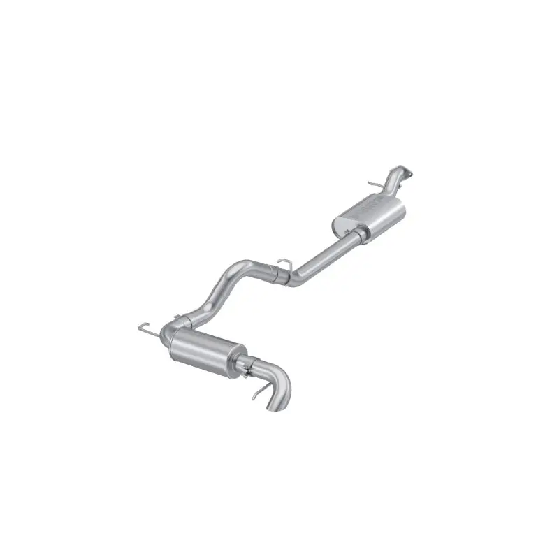 Mbrp 2021-2023 Ford Bronco 2.3L/2.7L Aluminized Steel 3In Cat-Back, Single High Clearance Rear Exit 1