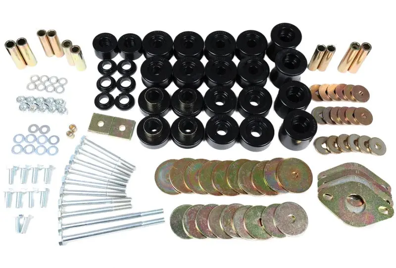Energy Suspension 91-97 Toyota Land Cruiser Fj80 Body Mount Set W/ Hardware - Black 1