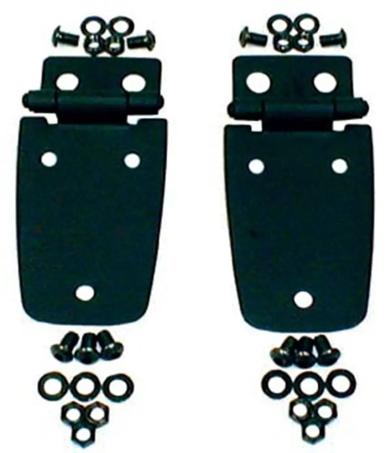 Rugged Ridge 97-06 Jeep Wrangler Black Hood Hinges 1