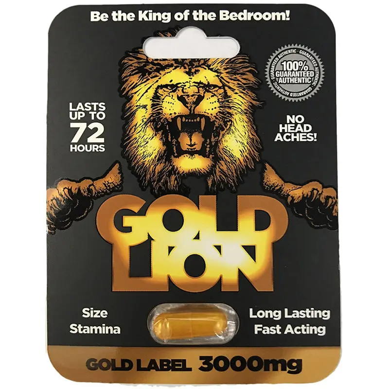 Gold Lion Male Enhancement Pill 1Ct 1