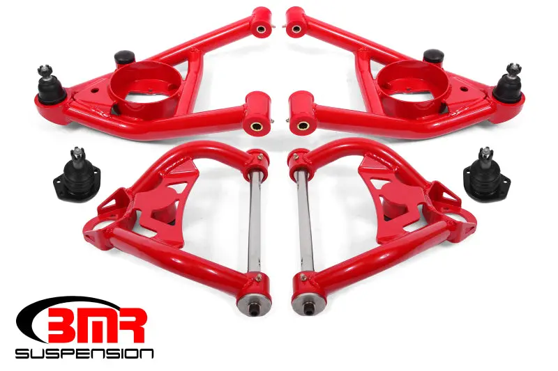 Bmr 64-72 A-Body Upper And Lower A-Arm Kit - Red 1