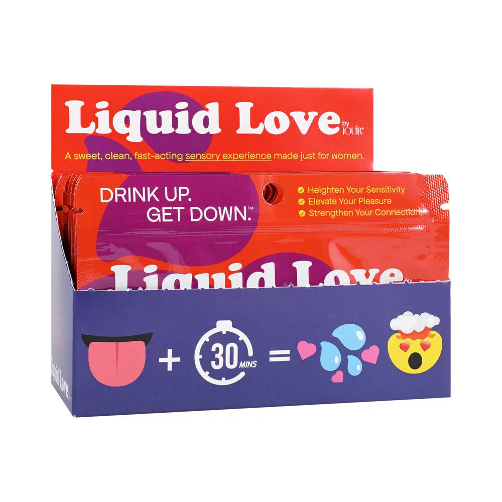 Liquid Love By Jouir Drink Up Get Down Sweet Sexual Supercharger 12-Pack Display 1