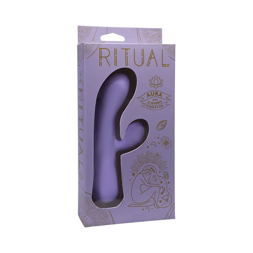 Ritual Aura Rechargeable Silicone Rabbit Vibrator Lilac 1
