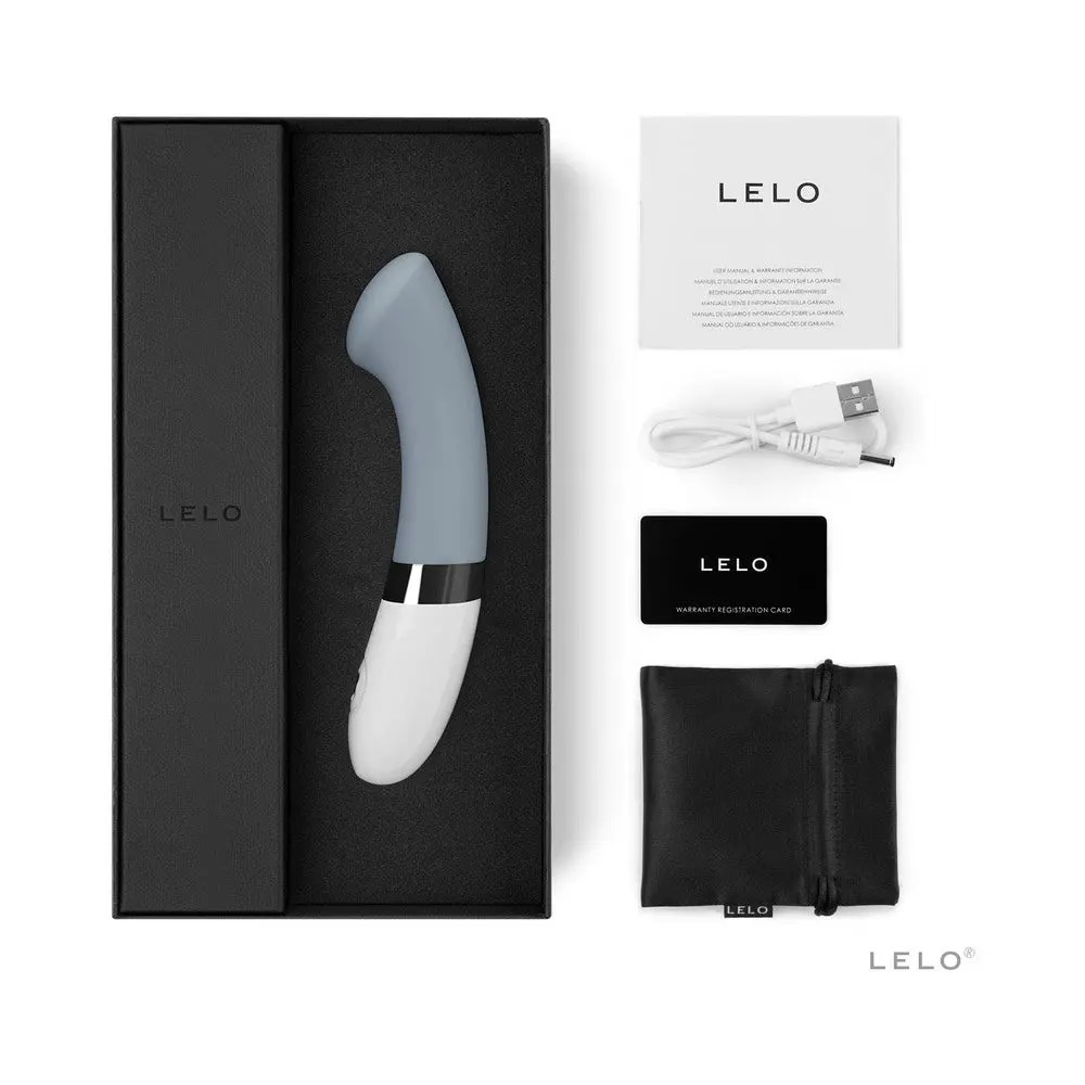Lelo Gigi 2 Rechargeable G-Spot Vibrator Cool Gray 1