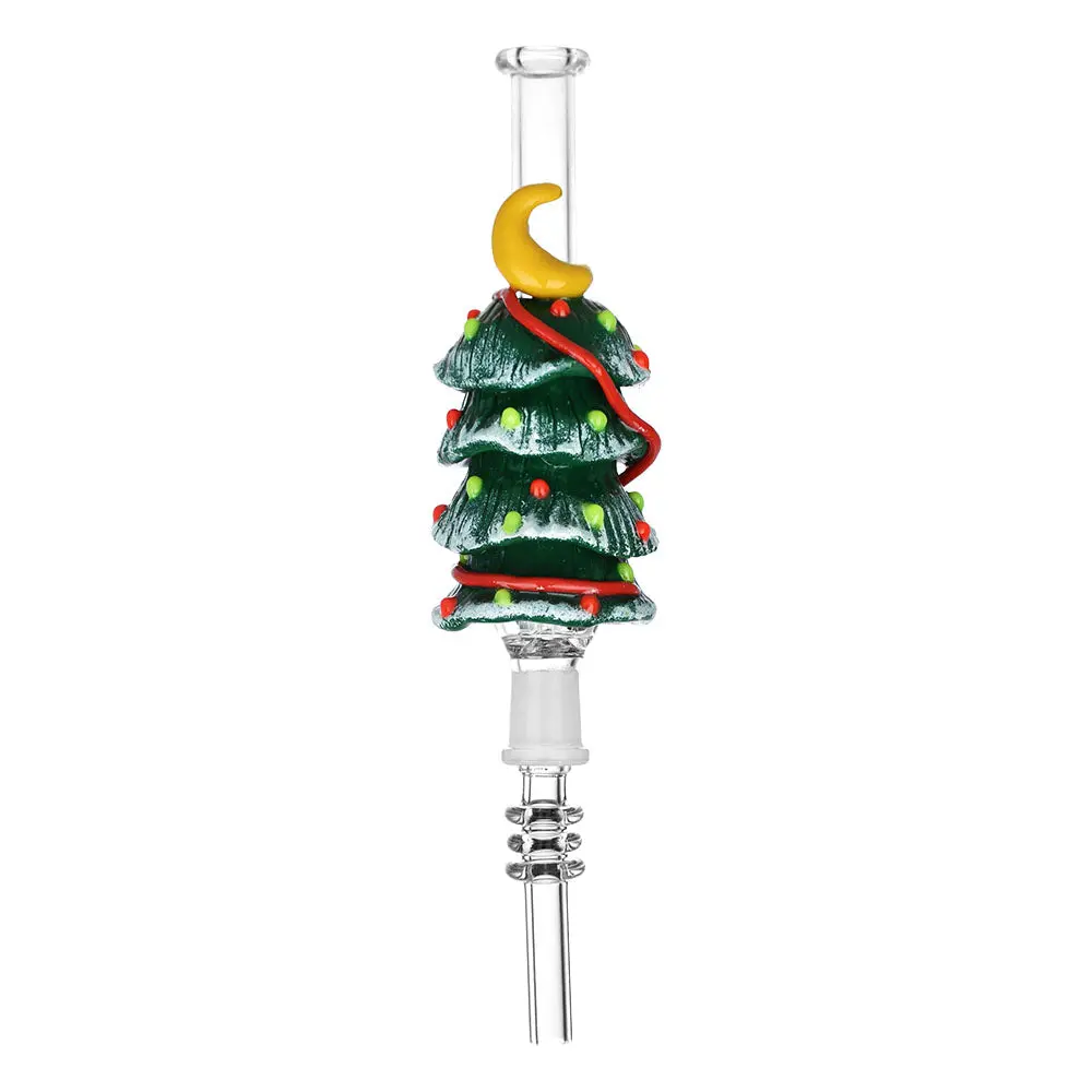 Christmas Tree Vapor Vessel W/ Quartz Tip - 7" / 10Mm F 1