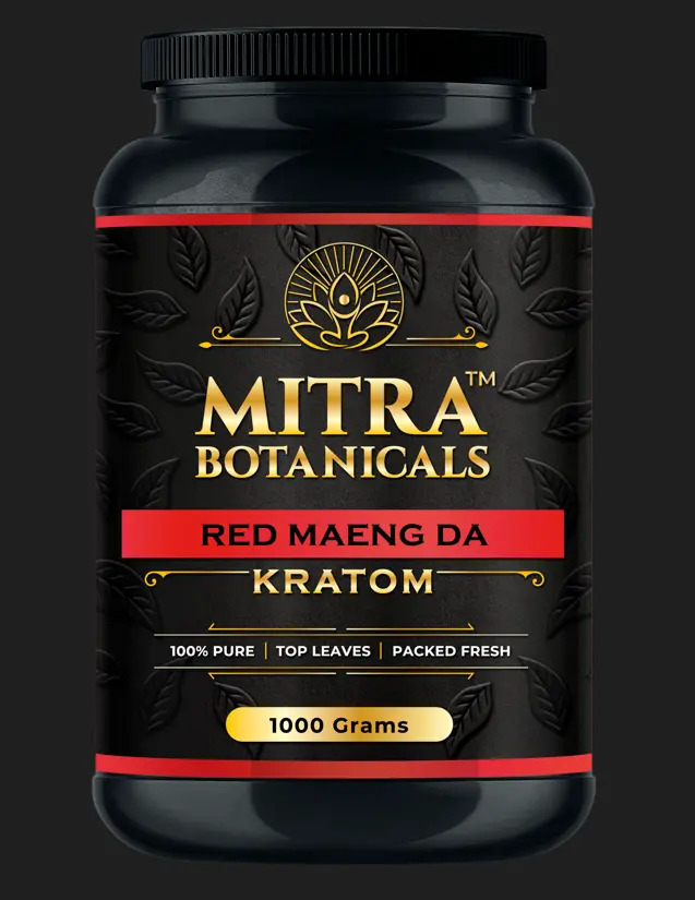 Mitra Botanicals Red Maeng Da – Kratom (1000 Grams Powder) 1
