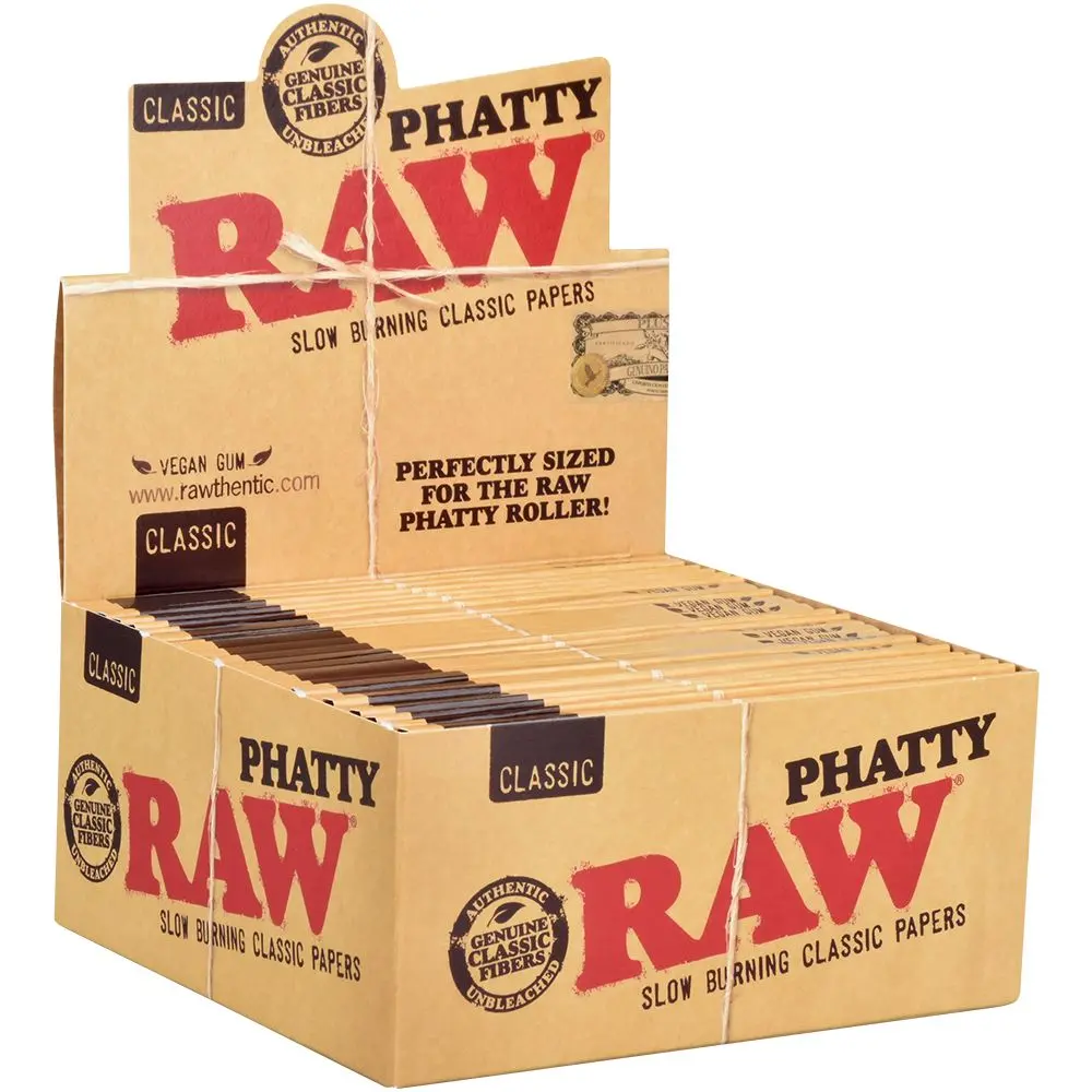 Raw Classic Rolling Papers - Phatty / 32Pc 24Pk 1