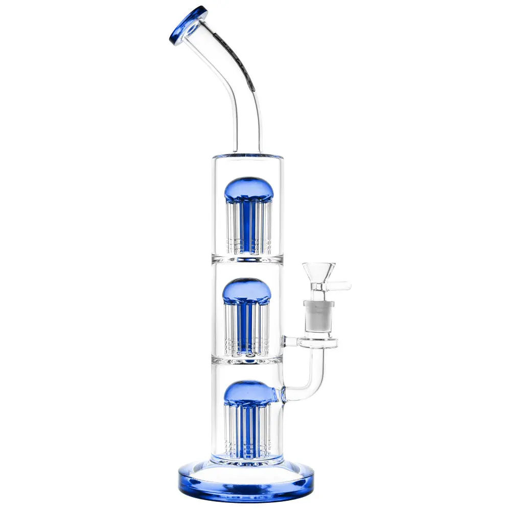 Pulsar Triple Jellyfish Perc Water Pipe | 14" | 14Mm F 1
