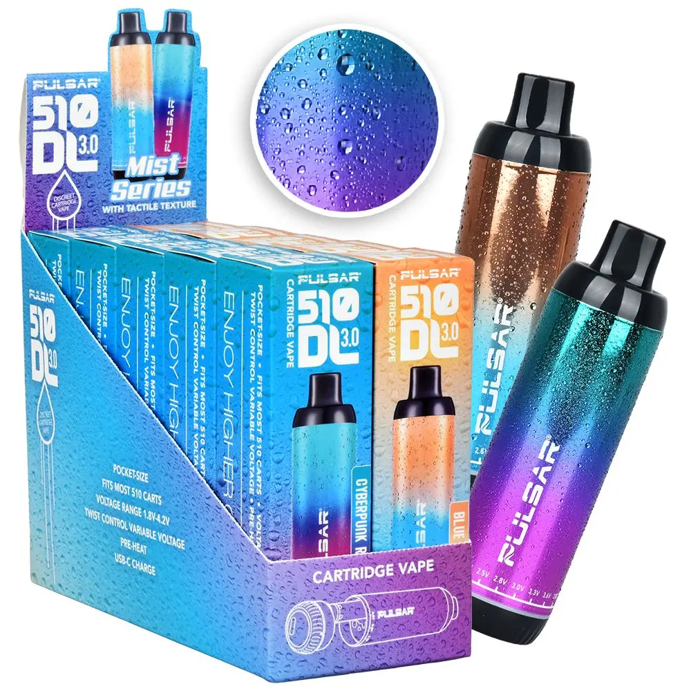 Pulsar 510 Dl 3.0 Mist Twist Variable Voltage Vape Pen - 650Mah / 10Ct 1