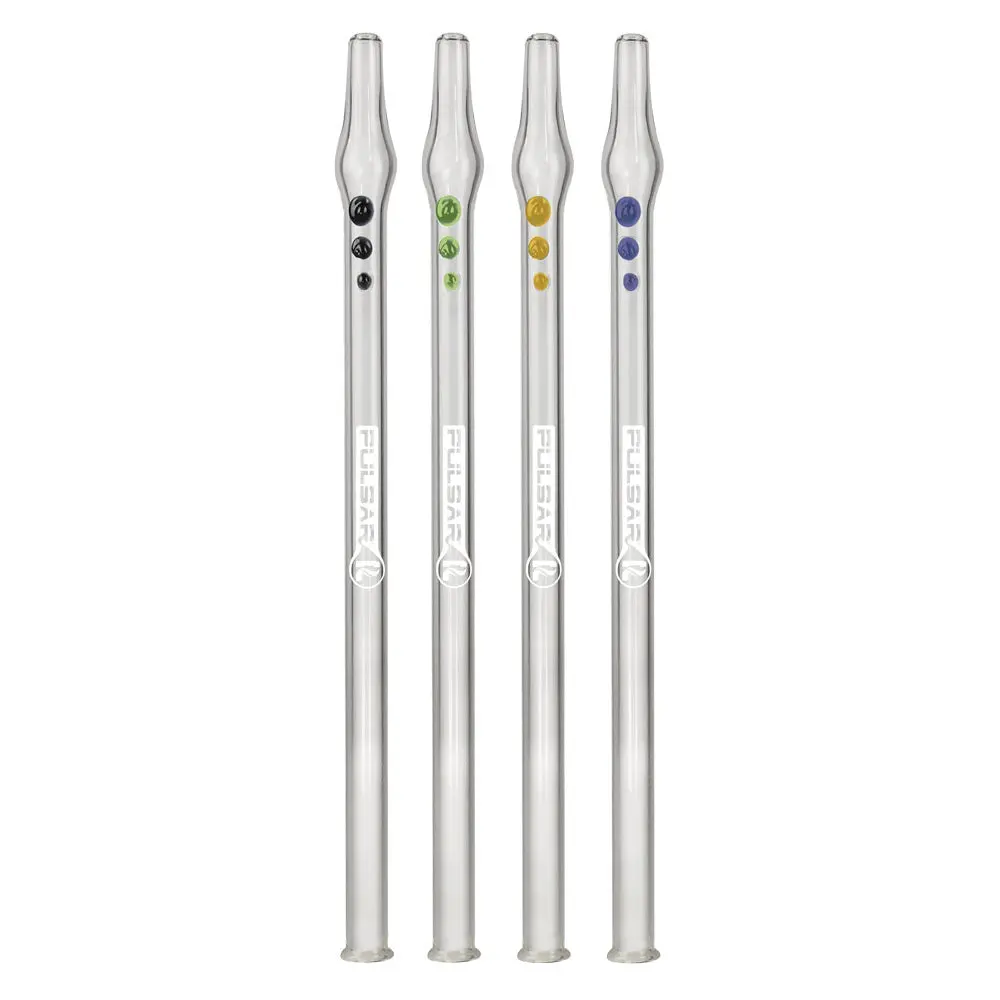 Pulsar Glass Vapor Straw - 10" / Colors Vary 1