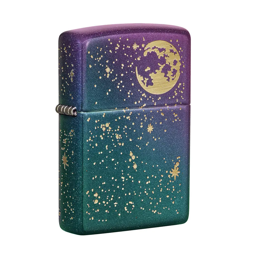 Zippo Lighter | Engraved Starry Sky | Iridescent 1