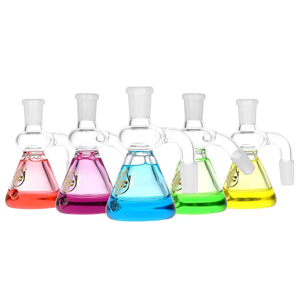 Pulsar Glycerin Beaker-Style Dry Ash Catcher | 3.5" | 14Mm | Colors Vary 1