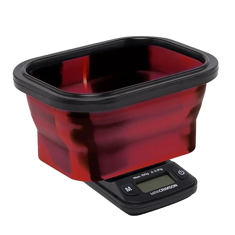 Truweigh Mini Crimson Collapsible Bowl Scale 4
