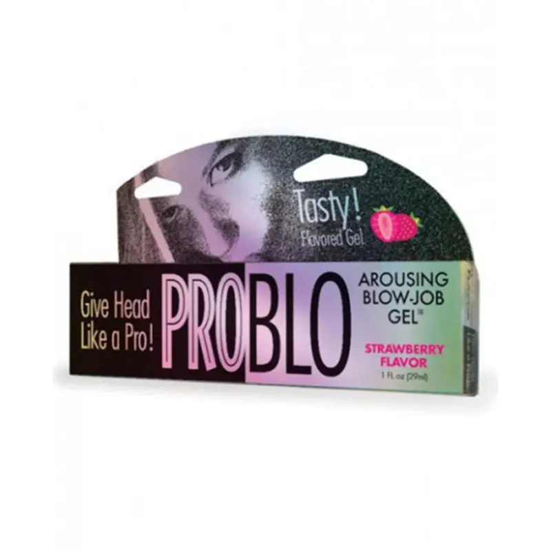Problo Oral Pleasure Gel Strawberry 1 Oz. 1
