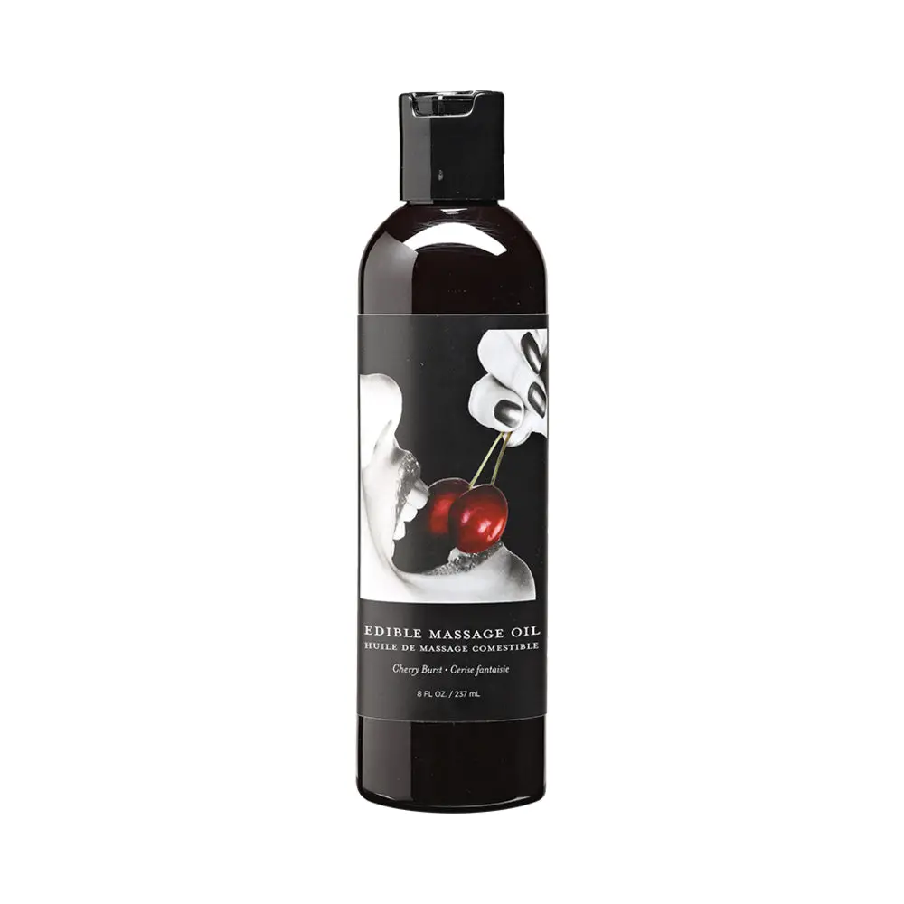 Earthly Body Edible Massage Lotion Cherry 8 Oz. 1